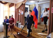 Красивый вынос знамени