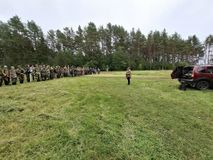 Вахта собрала  12 отрядов  из РФ - 100 человек!