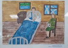 Мария в Пряжинском госпитале