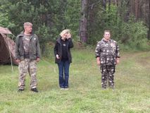 Открытие Вахты. М.В.Осиева и администрация Видлицы