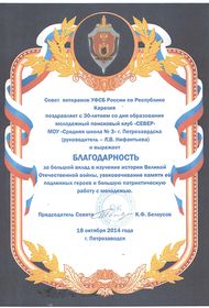 30-летие со дня образования