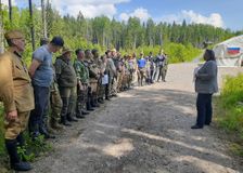 Бойцы Союза поисковых отрядов Карелии