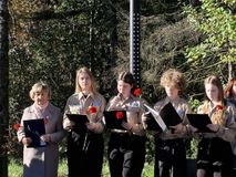 30 сентября у памятного знака бойцам истребительных батальонов